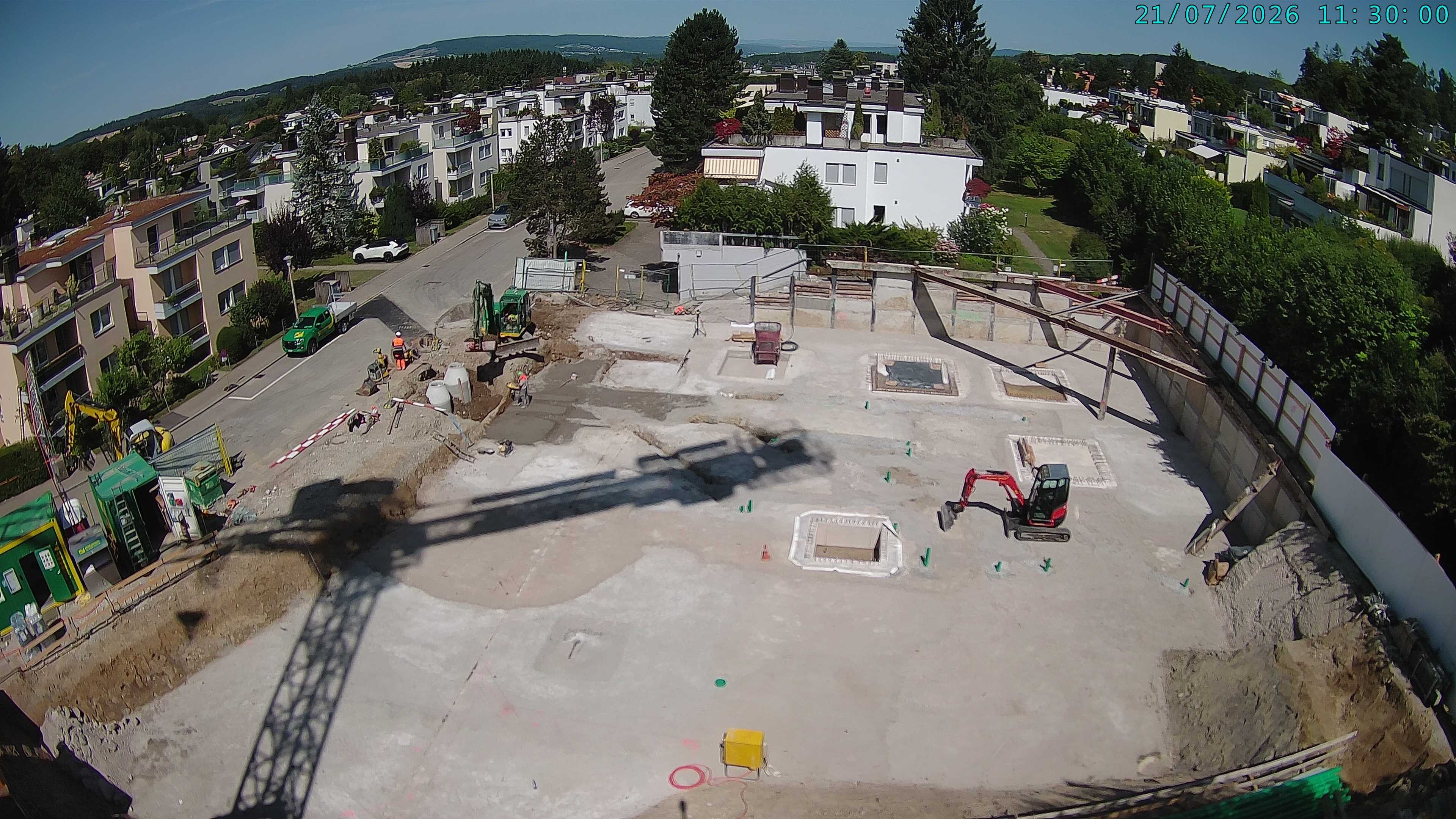 Live von der Baustelle